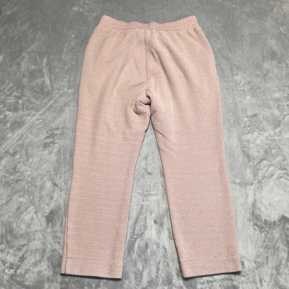 Varley Sweatpants Womens Medium Pink Terry Cloth Athleisure Cozy Casual Lounge - Picture 2 of 9